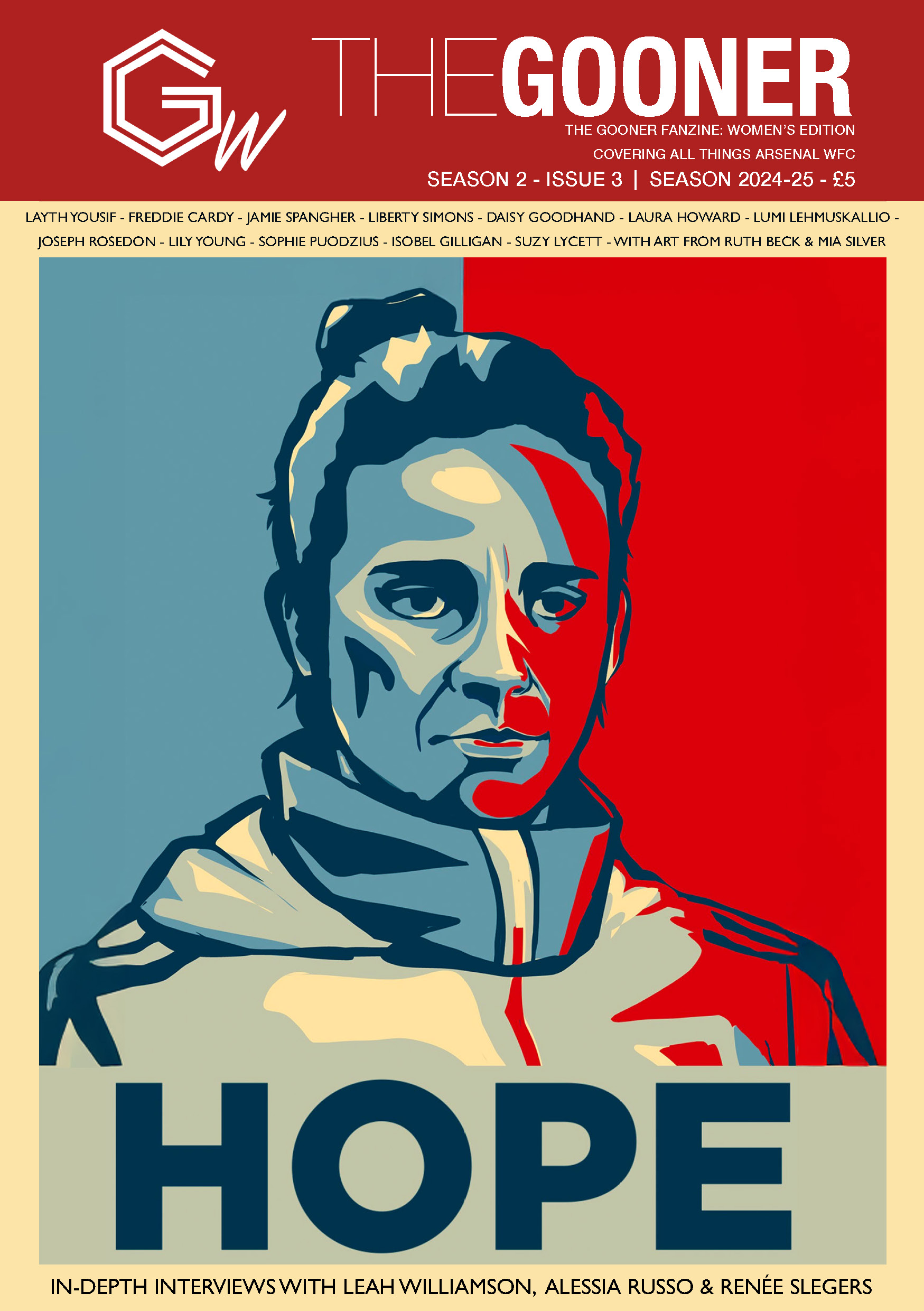 Gooner Women's Edition Season 2 Issue 3 (NON-UK - Shipping Inclu